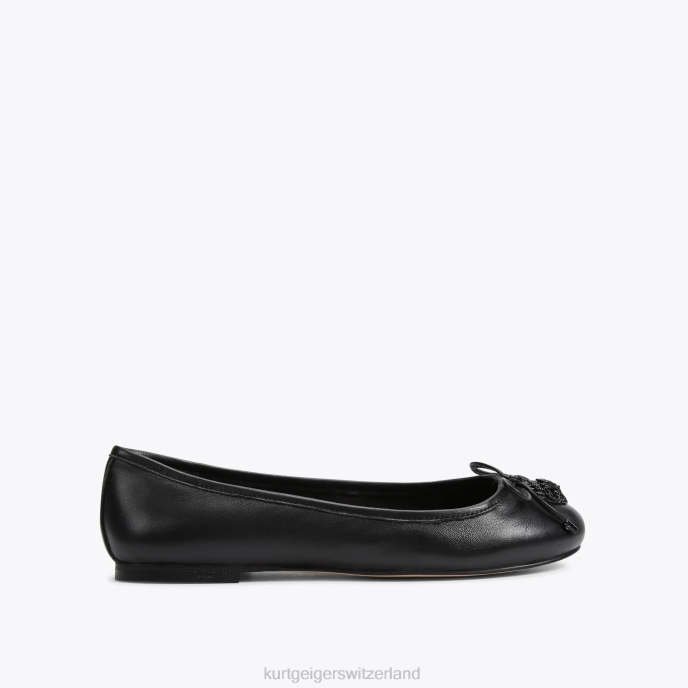 Kurt Geiger femmes ballerine aigle de Londres Z246356 | chaussures noir