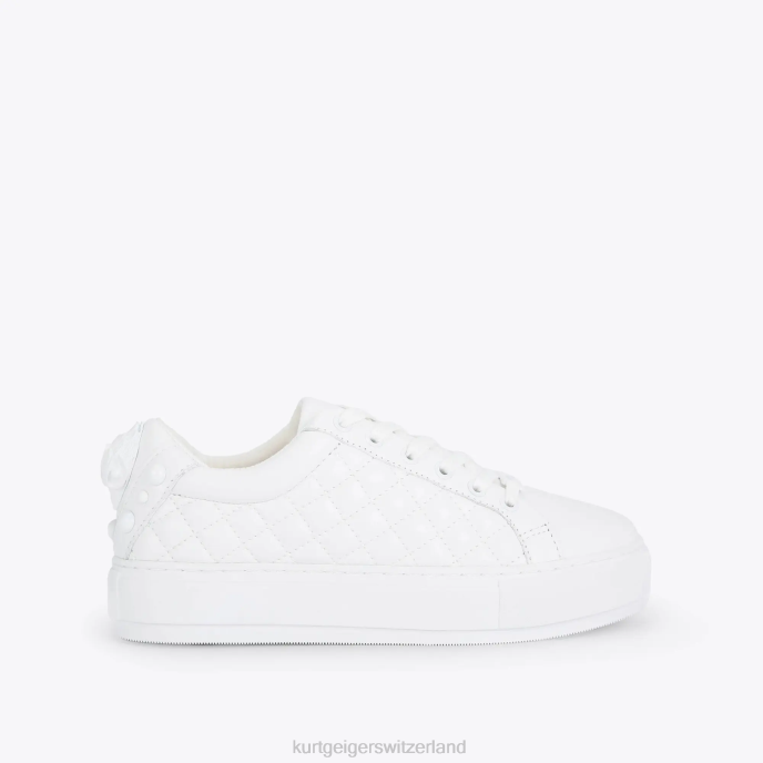 Kurt Geiger femmes Londres Laney Eagle tremper Z246268 | chaussures blanc