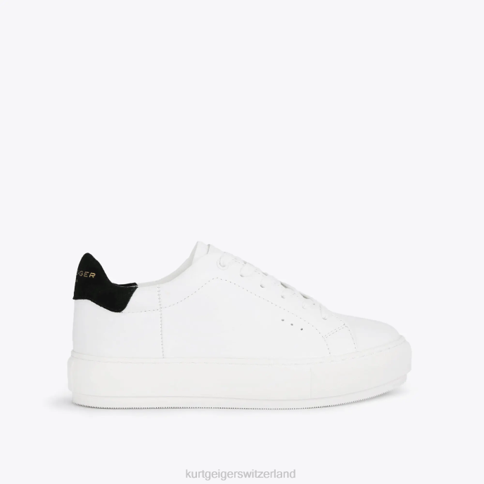 Kurt Geiger femmes laney de Londres Z246304 | chaussures blanc noir