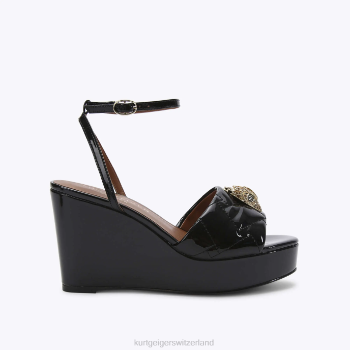 Kurt Geiger femmes coin de Kensington à Londres Z246346 | chaussures noir