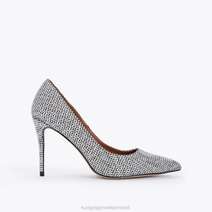 Kurt Geiger femmes londres belgravia Z246321 | chaussures argent