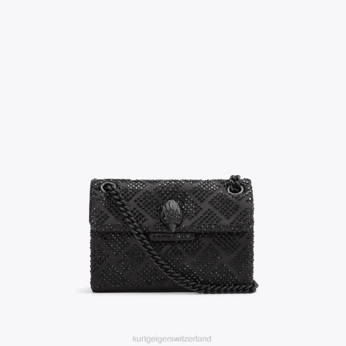 Kurt Geiger femmes Tissu Londres Mini Kensington Z24640 | Sacs noir