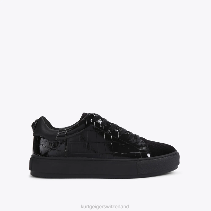 Kurt Geiger Hommes croco laney londres Z246604 | chaussures noir