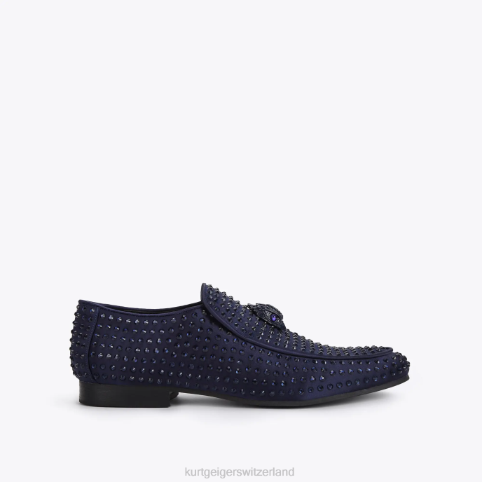 Kurt Geiger Hommes Londres Hugh Eagle Drennch Stud Z246270 | chaussures marine