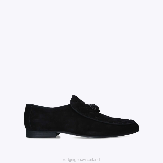 Kurt Geiger Hommes Londres, Hugh Eagle, tremper Z246269 | chaussures noir