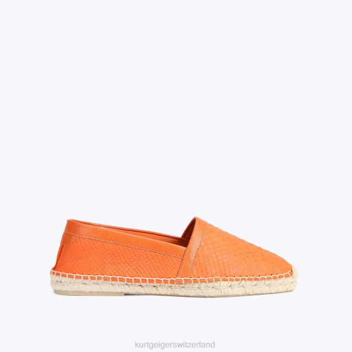 Kurt Geiger Hommes Londres Isaac Z246494 | chaussures orange