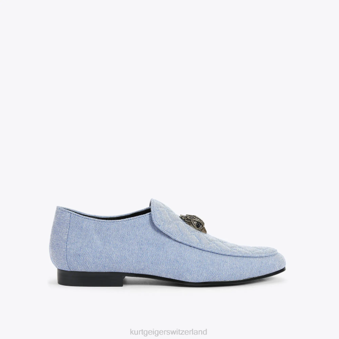 Kurt Geiger Hommes jean hugh eagle londres Z246626 | chaussures bleu